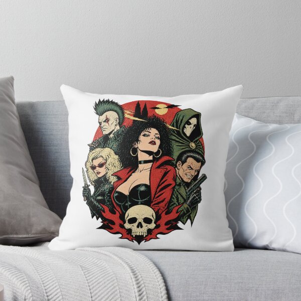 Item preview, Love and Rockets Heroes and Villains Comic Art Design designed and sold by artsyprintslab.