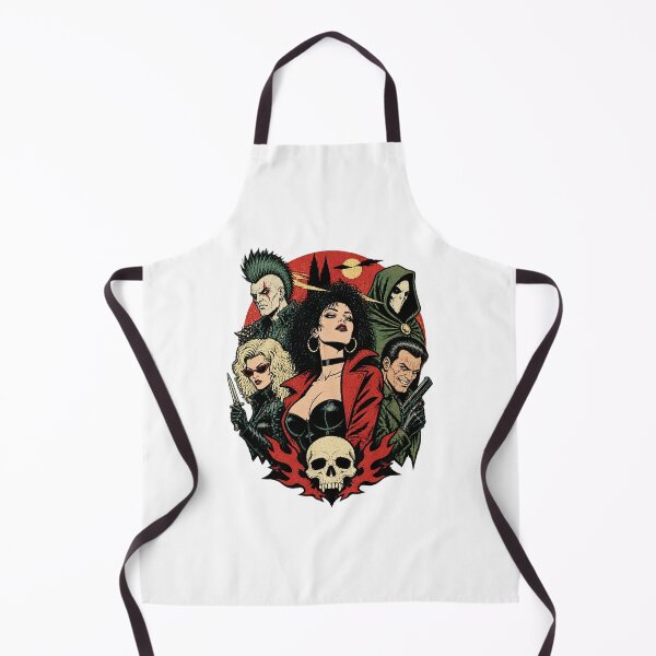 Item preview, Love and Rockets Heroes and Villains Comic Art Design designed and sold by artsyprintslab.