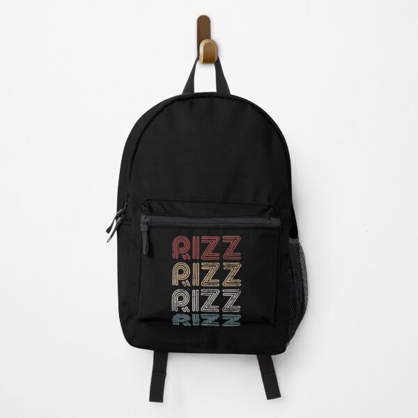 Item preview, Retro Typography Rizz Slang Outline Font Pattern designed and sold by DarleneBauch.