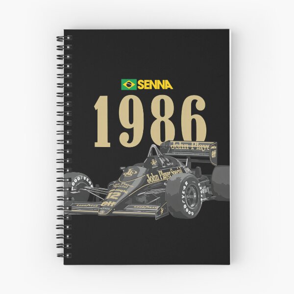 Item preview, Senna 1986 Racing Car Vintage Motorsport Art designed and sold by EMRYOBERTSON.