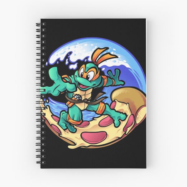 Item preview, Funny Cartoon Turtle Surfing On Pizza Wave Graphic designed and sold by DarleneBauch.