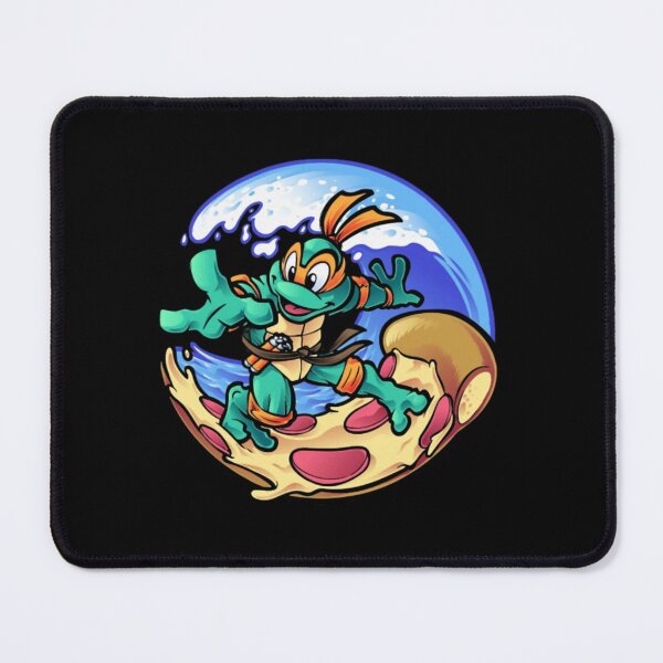 Item preview, Funny Cartoon Turtle Surfing On Pizza Wave Graphic designed and sold by DarleneBauch.