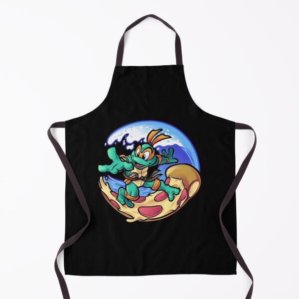 Item preview, Funny Cartoon Turtle Surfing On Pizza Wave Graphic designed and sold by DarleneBauch.