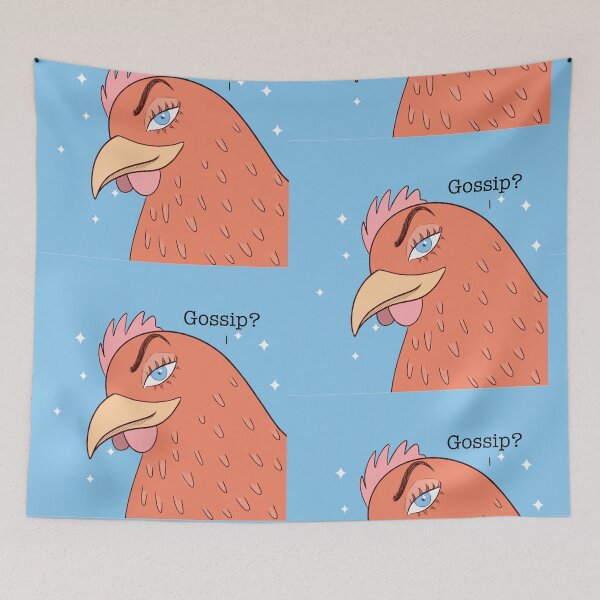 Item preview, Funny gossip hen  designed and sold by My Favorite Store.