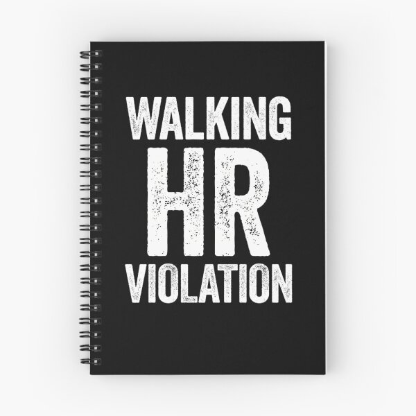 Item preview, Walking Hr Violation White Humor  designed and sold by boyleueu.
