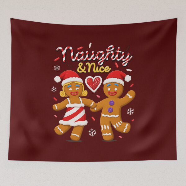 Item preview, Naughty And Nice Gingerbread  designed and sold by maynarddaniel.