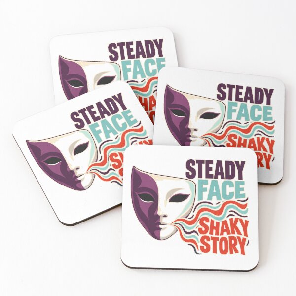 Item preview, Steady Face Shaky Story Bluffing designed and sold by aihrgdesign.