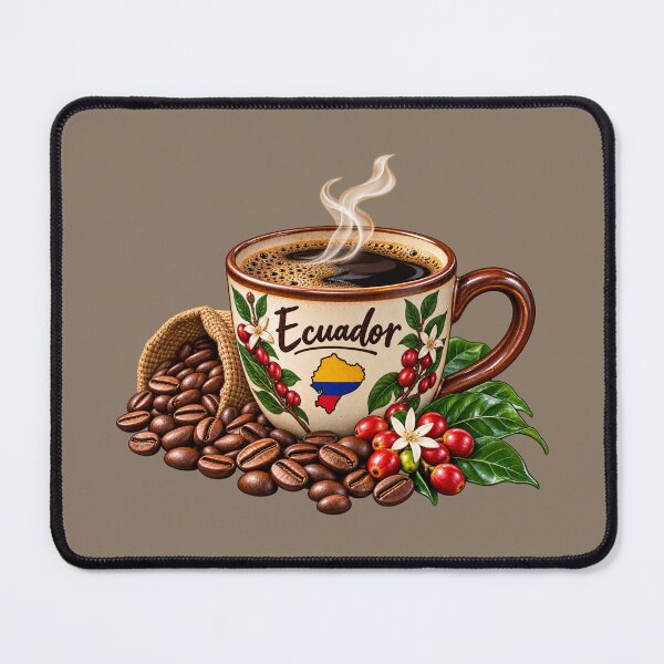 Item preview, Ecuadorian Coffee – Ecuador Coffee Cup & Coffee Beans designed and sold by HO•Designs.