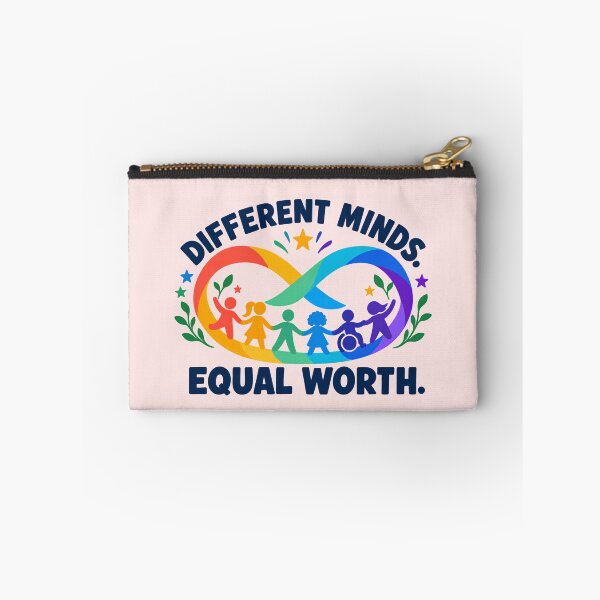 Item preview, Different Minds, Equal Worth – Autism Acceptance T-Shirt designed and sold by NinaCreator.