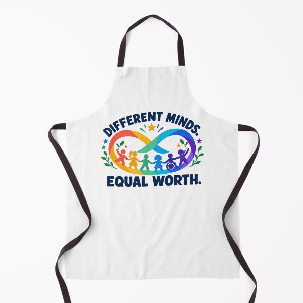 Item preview, Different Minds, Equal Worth – Autism Acceptance T-Shirt designed and sold by NinaCreator.