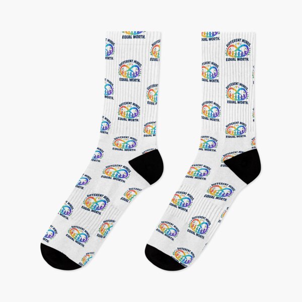 Item preview, Different Minds, Equal Worth – Autism Acceptance T-Shirt designed and sold by NinaCreator.