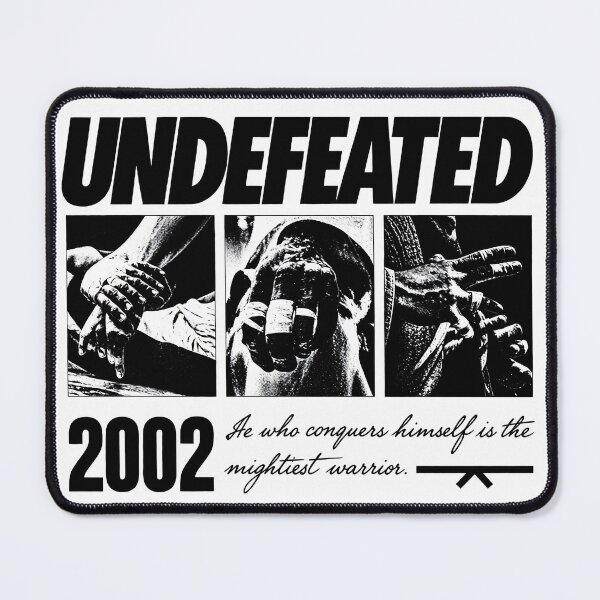 Item preview, Undefeated Martial Arts Discipline Quote designed and sold by EdGraphy.