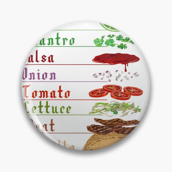 Item preview, Taco Anatomy Mexican Cuisine Food Lover Tacologist T-Shirt designed and sold by Cafe18.