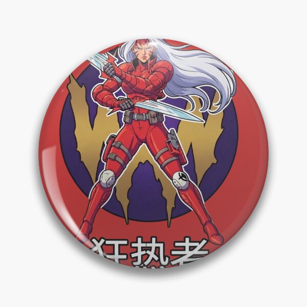 Item preview, Red Zealot Anime Sci-Fi Warrior Cyberpunk Japanese Streetwear Design designed and sold by redkat-4.