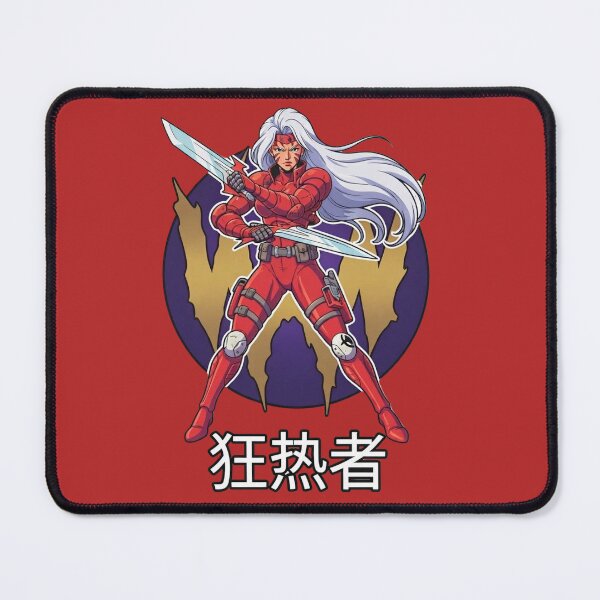 Item preview, Red Zealot Anime Sci-Fi Warrior Cyberpunk Japanese Streetwear Design designed and sold by redkat-4.