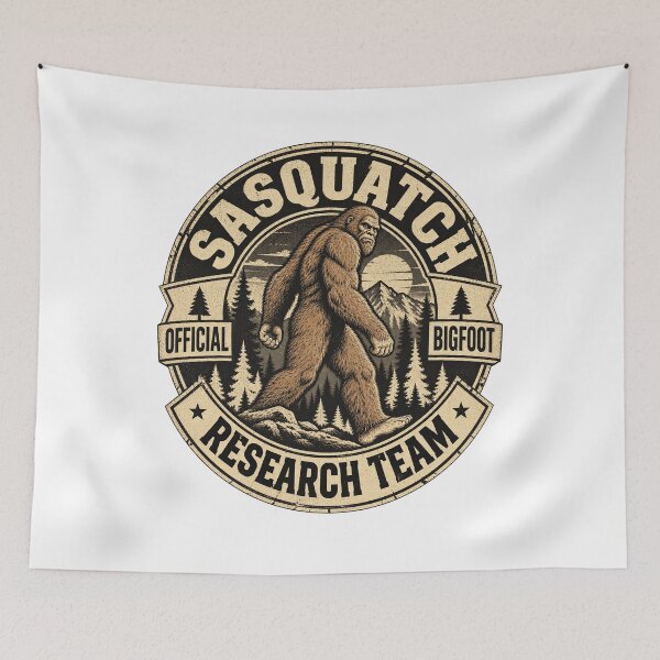 Item preview, Bigfoot Research Team Retro Vintage Sasquatch Men Women designed and sold by JapanAnimeS3.