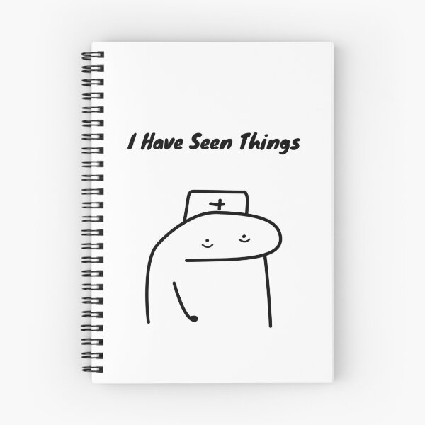 Item preview, I Have Seen Things Funny Nurse Flork Meme designed and sold by darkskinbender.