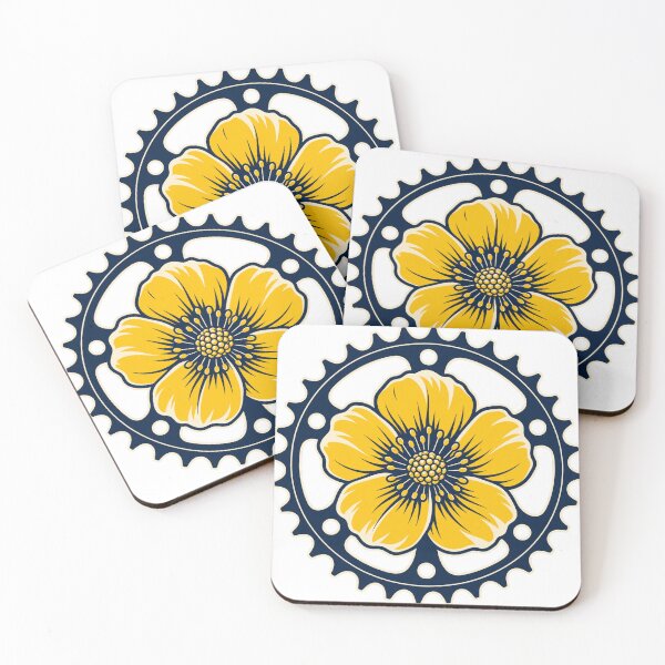 Item preview, Original Cycling Chainring Flower Emblem designed and sold by S06PMarketing.