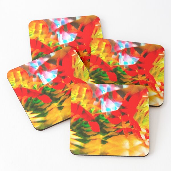 Item preview, Fire Element: Radiant Mosaic - Refracted Floral Abstract designed and sold by ElionSolis.