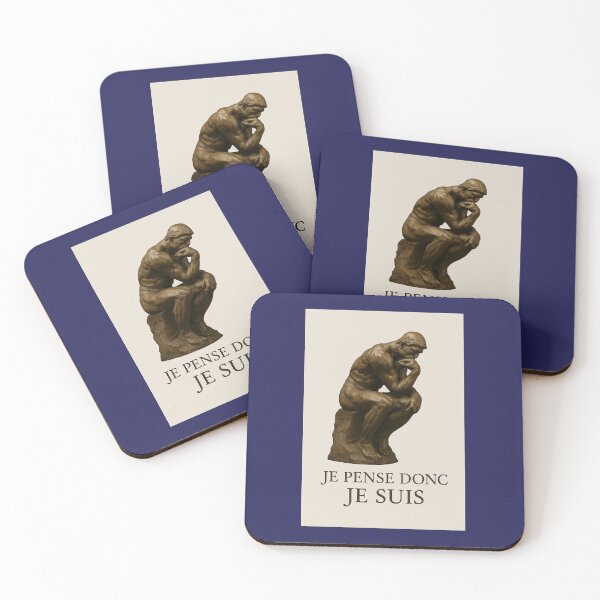 Item preview, Je pense donc je suis — The Thinker by Rodin designed and sold by Novel Works Studio.