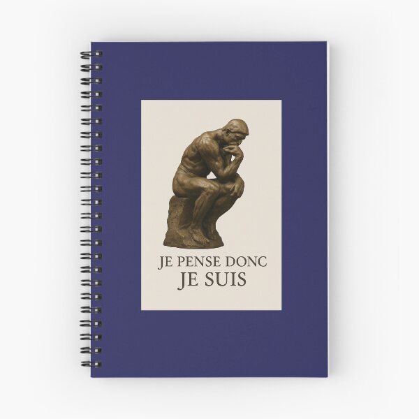 Item preview, Je pense donc je suis — The Thinker by Rodin designed and sold by Novel Works Studio.