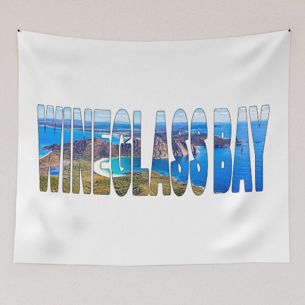 Item preview, WINEGLASS BAY - Tasmania Australia Freycinet National Park High Aerial designed and sold by Adam Gormley.