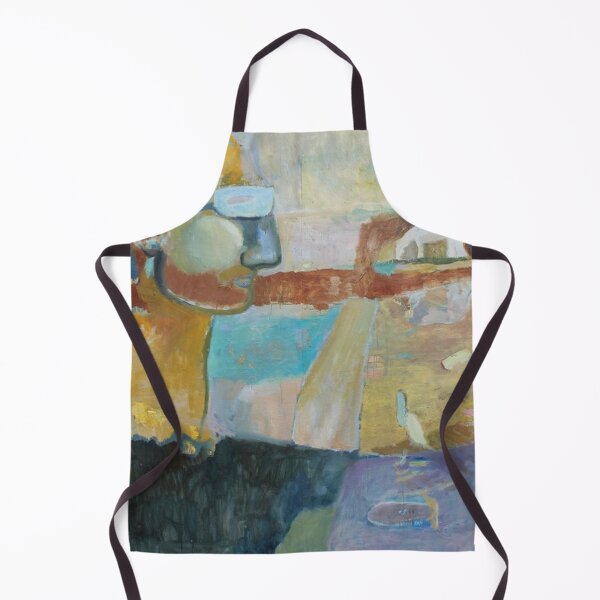 Item preview, Conceptual Profile Abstract Landscape Oil Painting designed and sold by AtelierFemme.