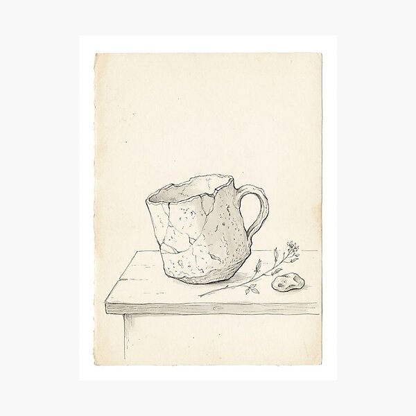 Item preview, Weathered Vessel Study | Wabi-Sabi Minimalist Wall Art designed and sold by Zaramodo.