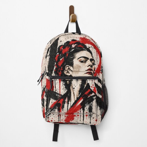 Item preview, Frida Inspired Rebel Graffiti Portrait designed and sold by Qenlo.