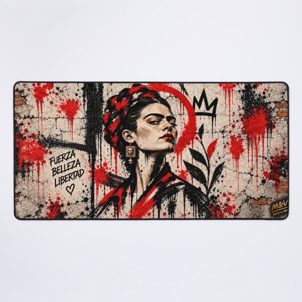 Item preview, Frida Inspired Rebel Graffiti Portrait designed and sold by Qenlo.