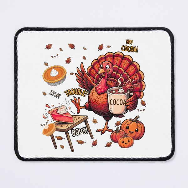 Item preview, Funny Thanksgiving turkey, naughty fall comic designed and sold by VibranPalette.