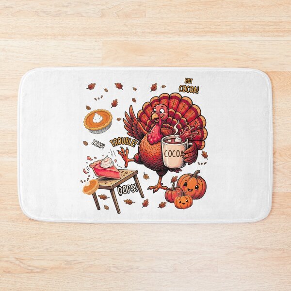 Item preview, Funny Thanksgiving turkey, naughty fall comic designed and sold by VibranPalette.