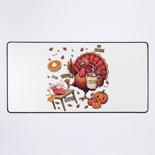 Item preview, Funny Thanksgiving turkey, naughty fall comic designed and sold by VibranPalette.