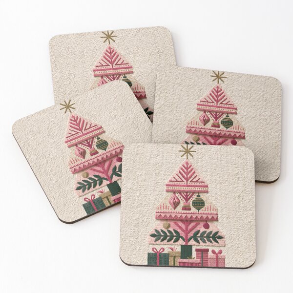 Item preview, Cozy Embroidered Style Geometric Christmas Tree designed and sold by colorful-white.