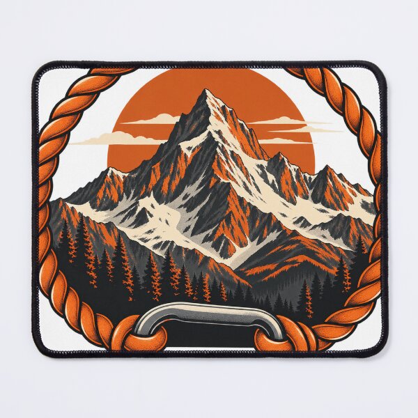 Item preview, Original Climbing Rope Mountain Emblem designed and sold by S06PMarketing.