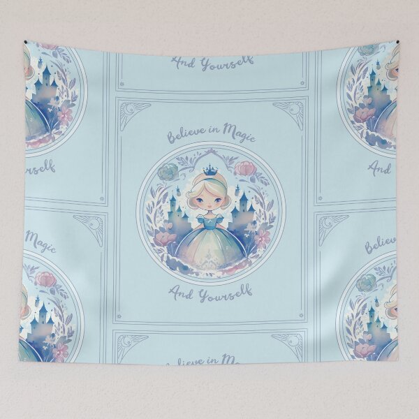 Item preview, Believe in Magic — And Yourself (Cute Cinderella Design) designed and sold by Novel Works Studio.