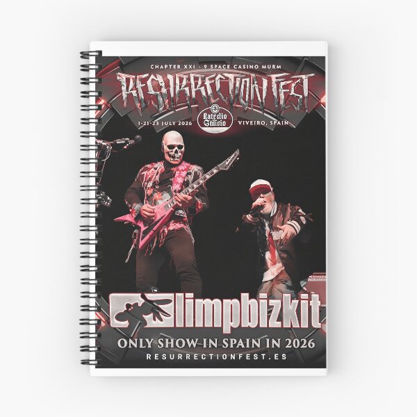 Item preview, Limp Bizkit Resurrection Fest In Spain 2026 designed and sold by EMRYOBERTSON.