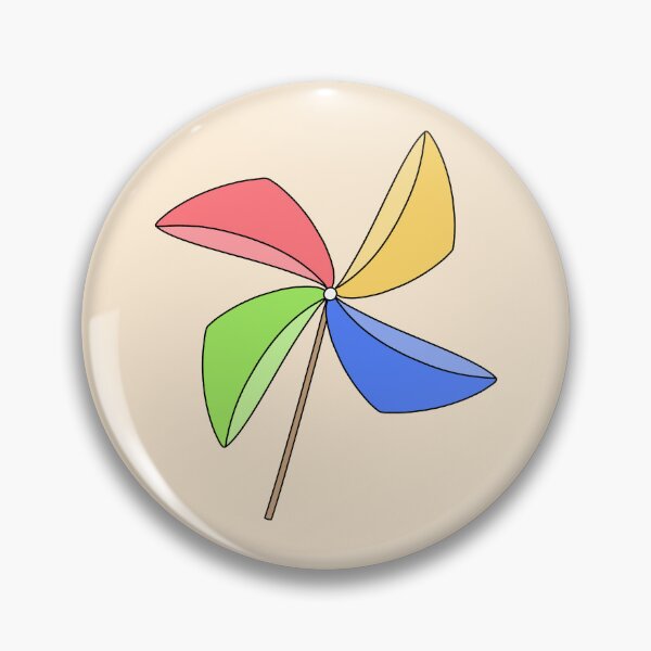 Item preview, Colorful Pinwheel – Cute Rainbow Windmill Toy designed and sold by ubborn.