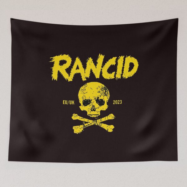 Item preview, RANCID EU/UK 2023 Skull Crossbones  designed and sold by hamid-lew-haven.