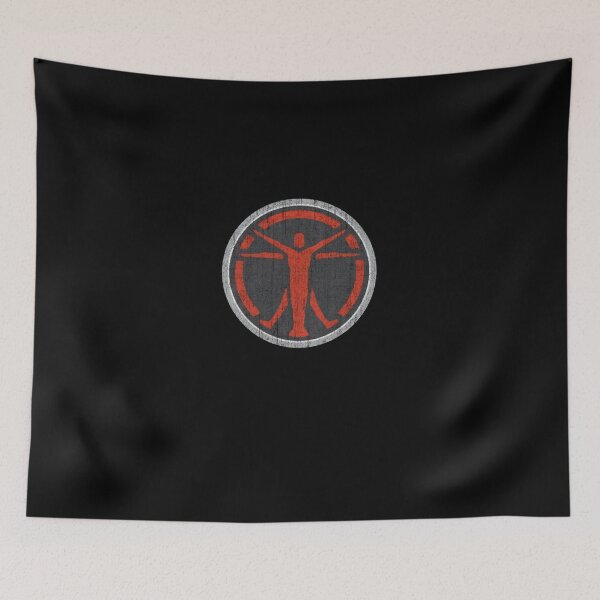 Item preview, Red Geometric Human Silhouette Circle Icon Graphic designed and sold by ThomasHensle.