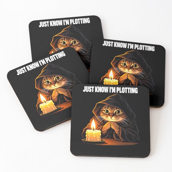 Item preview, Scheming Tabby Witch Says Just Know I'm Plotting designed and sold by elderberry.