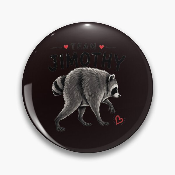 Item preview, Team Jimothy Raccoon with Heart  designed and sold by hamid-lew-haven.