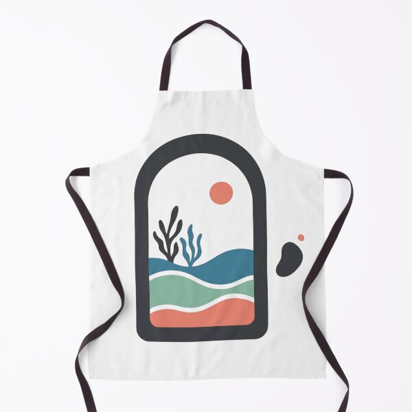 Item preview, Abstract Ocean Window – Minimalist Coastal Nature Art designed and sold by meghnad.