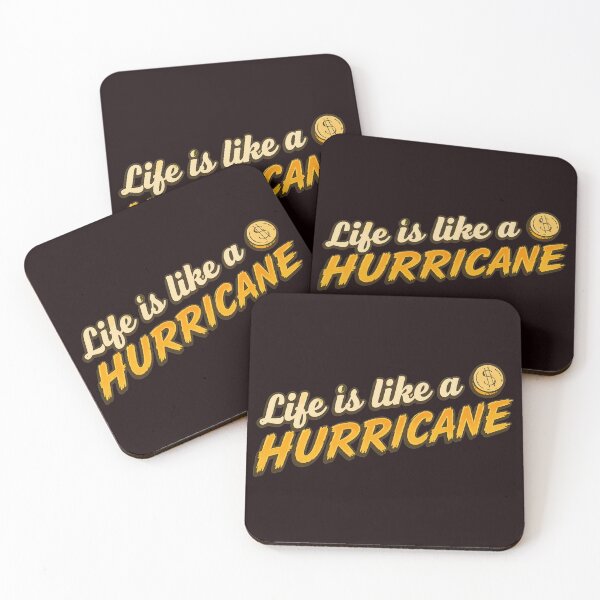 Item preview, Life is like a Hurricane Money Coin Retro  designed and sold by hamid-lew-haven.