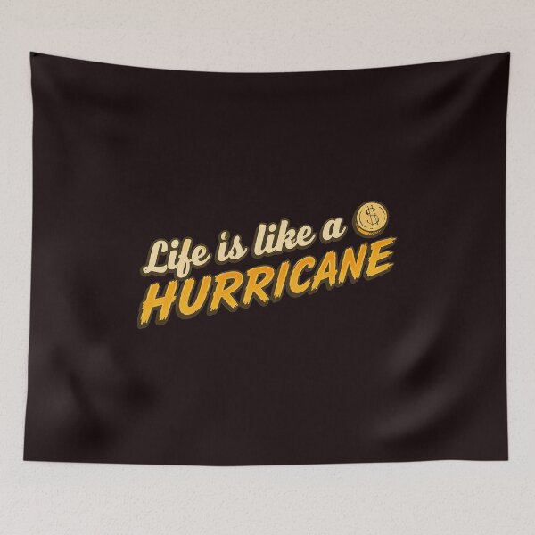 Item preview, Life is like a Hurricane Money Coin Retro  designed and sold by hamid-lew-haven.