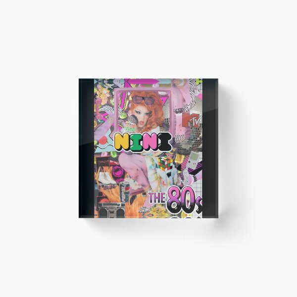 Item preview, NINI The 80s Drag Queen Retro Collage designed and sold by EMRYOBERTSON.