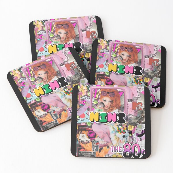Item preview, NINI The 80s Drag Queen Retro Collage designed and sold by EMRYOBERTSON.