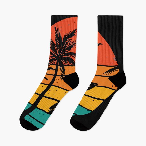 Item preview, Retro Sunset Surfer - Summer Vacation Beach designed and sold by Marshallamoakohene.