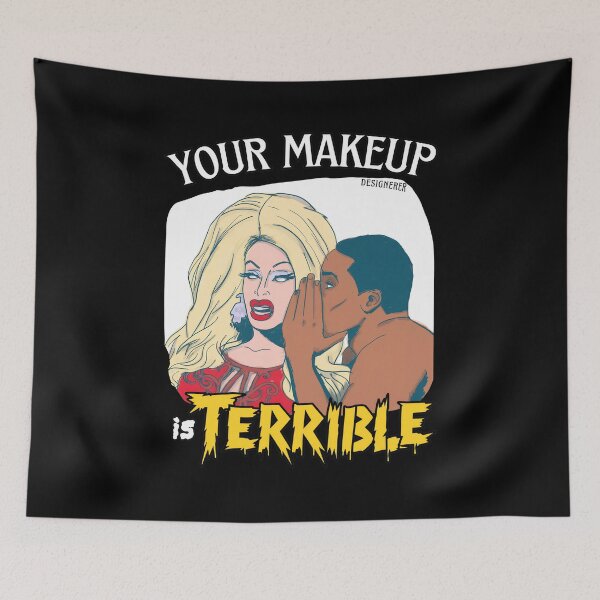Item preview, Funny Drag Queen Gals Talking Makeup Art designed and sold by EMRYOBERTSON.