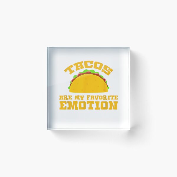 Item preview, Los tacos son mi emoción favorita. Camiseta para amantes de la comida mexicana. designed and sold by Offhand.